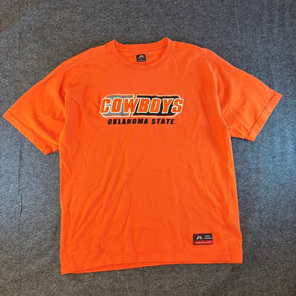 Pro Player Oklahoma State Cowboys T-Shirt Mens XL Orange NCAA Collegiate Tee